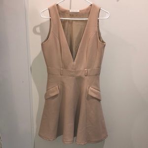 Cream work dress